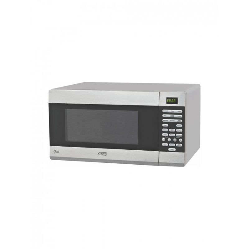 defy microwave 34l silver mirror grill