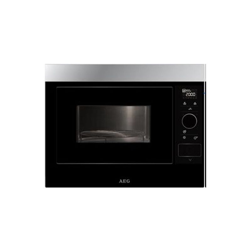 AEG MBE2658DEM 26L Stainless Steel Builtin Microwave Oven With Grill
