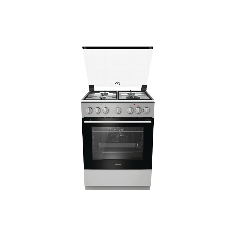 Hisense 60cm 4 Burner Freestanding Gas/Electric Stove HC63112AXZA
