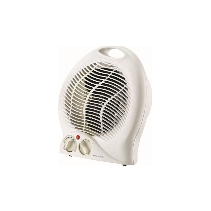 Mellerware Plastic White Heater Floor Fan - 35200