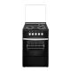 Ferre 50x50cm Black 3 Plate Electric Free Standing Cooker - F5C03E3.T.BG