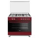 Ferre 90cm Stainless Steel Free Standing 5 Burner Gas/Electric Oven - F9S50E3.FDIDTLC.IR
