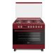 Ferre 90x60cm Premium Red Gas/Electric Free Standing Cooker - F9S60E6.PRI