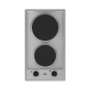 Defy 30cm Stainless Steel 2 Plate Domino Solid Hob - DHD401