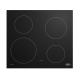 Defy 60cm Black Glass Slimline Hob - DHD409