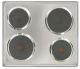 Defy 60cm Stainless Steel 4 Plate Solid Hob - DHD333