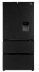 Defy 492L Premium Black Brushed Metal French Door Refrigerator - DFF440