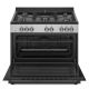 Defy DGS902 900mm Inox 5 Burner Gas/Electric New York Series Freestanding Oven