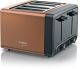 Bosch TAT4P449GB DesignLine 1940W 4 Slice Copper Toaster