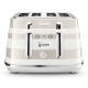 De'Longhi CTAC4003.W 4 Slice Graceful White Avvolta Class Toaster