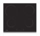 Candy 60cm  Black 4 Plate Vitroceramic Hob - CH64XB