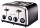 Russell Hobbs  4 Slice Black Toaster - 862511