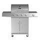 Alva Kalahari 4 Burner BBQ with Side Burner - GSS4B01-4