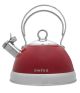 Swiss Appliances 2.5L Red Gourmet Whistling Kettle - KET2500R