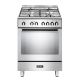Elba 60cm Stainless Steel 4 Burner Gas Cooker with Electric Oven - 01/6FX442