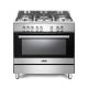 Elba 90cm Stainless steel 5 Burner Gas Cooker with Electric Oven - 01/9CX 827N
