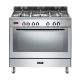 Elba Stainless Steel 90cm 5 Burner Gas Cooker With Electric Oven - 01/9FX 827