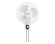 Taurus White Wall Mount Fan - 944644