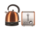 Mellerware Pack 2 Piece Set Stainless Steel Copper Kettle And Toaster - 46042CO