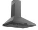 Ferre 60cm  Matt Black Pyramid Cooker Hood - D004-BG