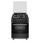 Ferre 60cm Matt Black Freestanding Gas and Electric Cooker - F6ST22E5.MB