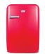 SnoMaster 72L Red Solid Door Under-Counter Retro Freezer - DBQ-220E