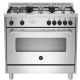 La Germania Americana 90cm Gas Hob & Electric Oven Stainless Steel - AMS95C61LBX