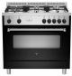 La Germania Americana 90cm Gas Hob & Electric Oven Black - AMS95C61LBNE