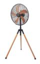 Alva 40cm Wood Look Tripod Fan - ACS214