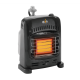 Alva Black Small Single Panel Indoor Gas Heater - GH301