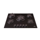 Univa 70cm 5 Burner Glass Gas Hob - UGH750G