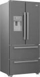 Beko 605L Side by Side Fridge with Automatic Ice Maker and Water Dispenser - GNE60532DX