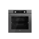 Ferre 60cm 9 Function Electric Built in Oven Grey Glass FBDO901