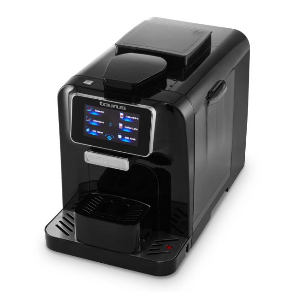 TAURUS Coffee Maker Automatic With Coffee Bean Grinder Black Wifi Enabled 19Bar 1480W Aroma De Cafe